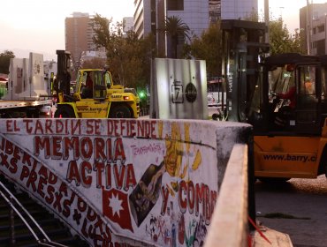 Comienzan obras para reabrir el principal acceso a la estación Baquedano: se instalará memorial que recuerde a víctimas del estallido