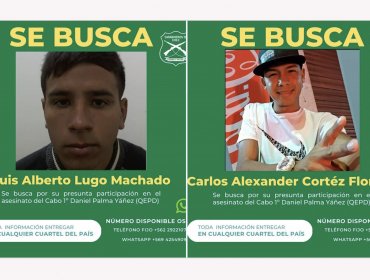 Se buscan: Dictan orden de detención contra los dos venezolanos sospechosos de asesinar a Carabinero