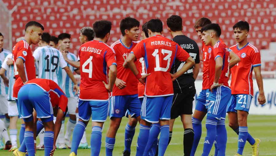 Chile tuvo un amargo arranque en el hexagonal del Sudamericano sub-17 tras caer con Argentina