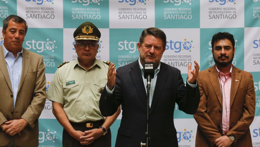 Gobierno Regional Metropolitano anunció financiamiento a Carabineros para vehículos y helicóptero antiportonazos