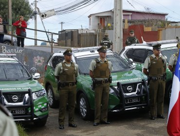Subsecretaría de Prevención del Delito entrega nuevas camionetas para Carabineros en Valparaíso, Viña y San Felipe
