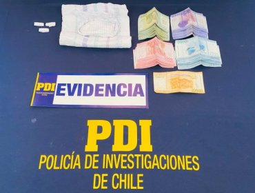 Detienen a adulta mayor que vendía pasta base en Quillota