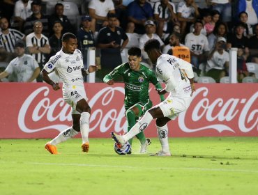 Audax Italiano rescató un valioso empate en su visita al Santos por la Copa Sudamericana