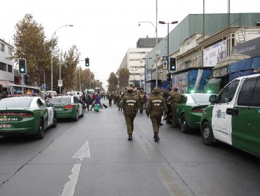 Masiva ronda nacional de Carabineros deja 677 detenidos, 223 kilos de droga decomisada y 64 armas incautadas