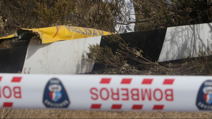 Helicóptero capotó en Lo Barnechea hay 3 personas heridas