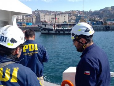 Tripulante ucraniano fue hallado muerto dentro de buque mercante en Puerto de Valparaíso