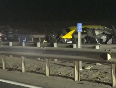 Suben a cinco fallecidas en fatal accidente vehicular en ruta de Alto Hospicio