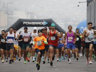 Cerca de 600 deportistas participaron en la Media Maratón de Valparaíso