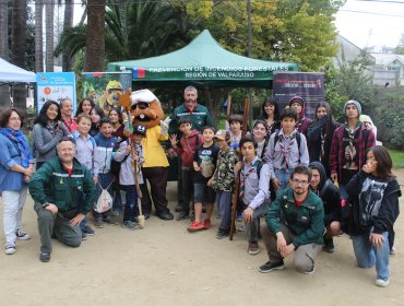 Impulsan la prevención de incendios forestales durante el Día de la Tierra en Viña del Mar