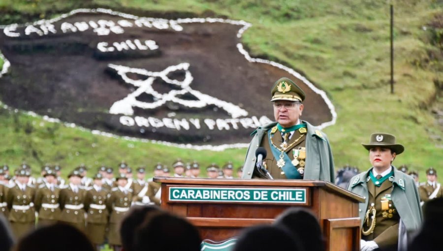 General Yáñez en 96º aniversario de Carabineros: "Necesitamos el compromiso concreto de los actores del sistema de seguridad"