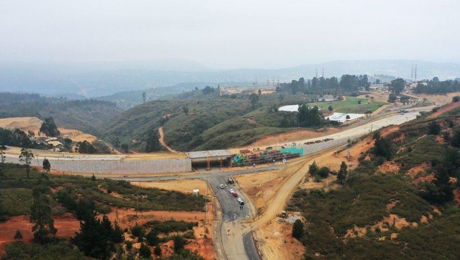 Proyectan que en diciembre se entregarán las obras de construcción del nuevo acceso a Valparaíso en el camino La Pólvora