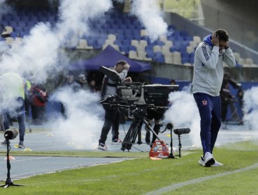 Suspenden el Clásico Universitario por graves incidentes con fuegos artificiales