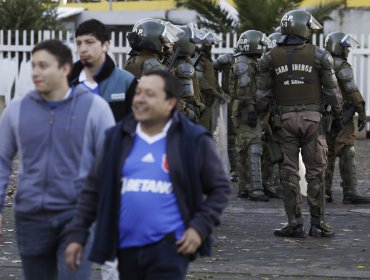 Siete personas fueron detenidas tras los desmanes en el Clásico Universitario en Concepción