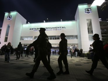 Funcionario de seguridad privada fue detenido por intentar ingresar fuegos artificiales al estadio Monumental