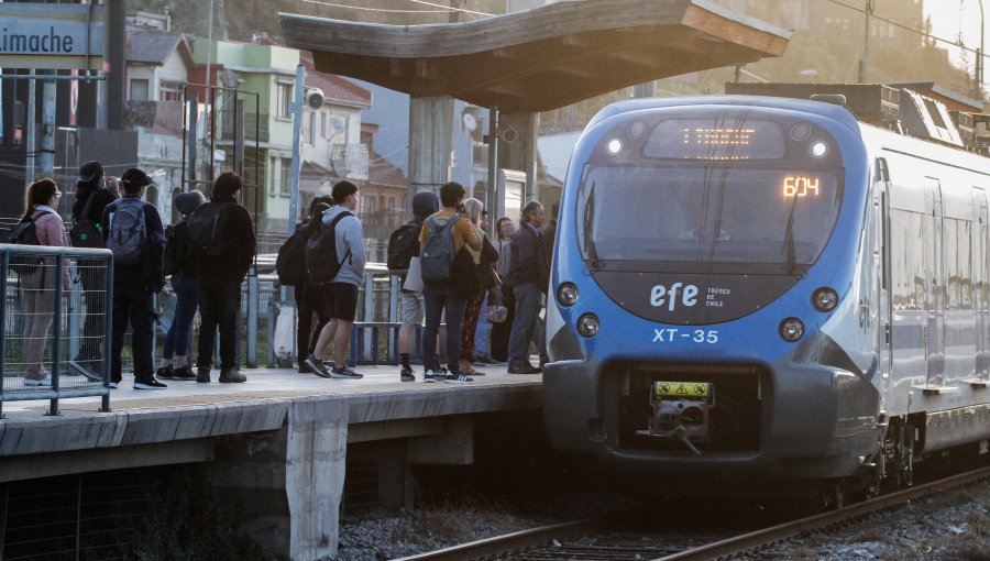 Tren Limache-Puerto será gratuito y adelantará el inicio del servicio por elecciones de este domingo