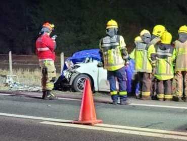 Dos fallecidos deja triple colisión vehicular en ruta N-59-Q de Quilleco