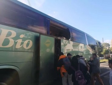 Bus de pasajeros fue atacado a balazos en carretera de Ercilla: no hubo personas heridas