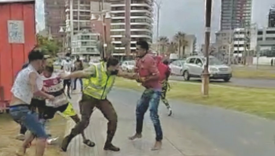 Condenan a los tres venezolanos que golpearon brutalmente a carabineros en Iquique