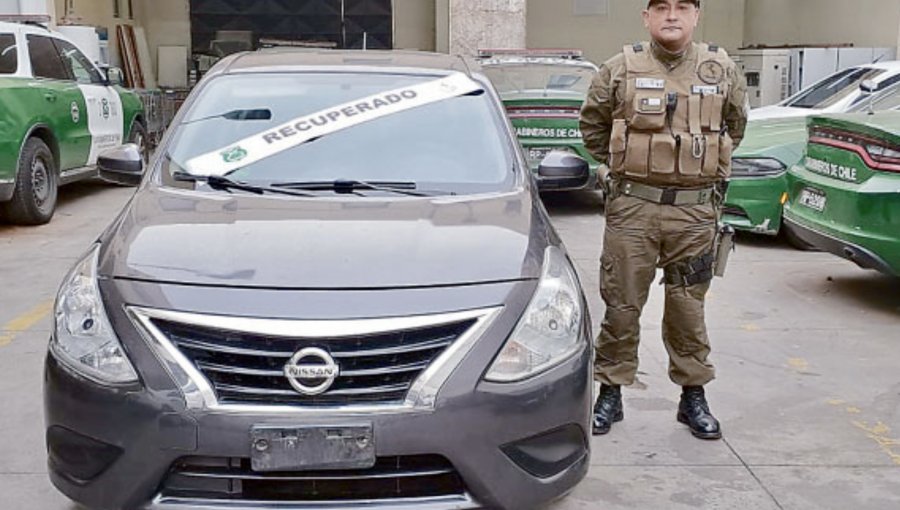 Fiscalización en el plan de Valparaíso permite recuperar vehículo que fue robado en marzo del 2021 en Pedro Aguirre Cerda
