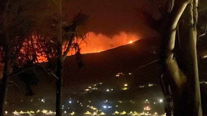 Incendio forestal de Zapallar y Papudo ya consume 380 hectáreas: Siniestro se encuentra "contenido" según la Conaf