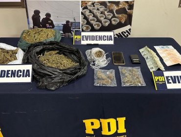 Detienen a tres hombres que vendían droga mediante delivery en La Ligua: Incautan dos kilos de cannabis sativa procesada