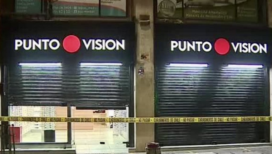 Millonario robo afectó a una óptica del centro de Santiago: robaron lentes y máquinas
