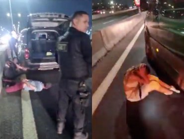 Gendarmes que trasladaban a imputados presencian golpiza a una joven y detienen al agresor: víctima fue secuestrada en Reñaca