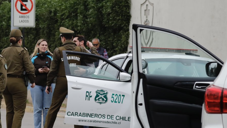 Carabinero logró frustrar violenta encerrona en la rotonda Lo Curro de Vitacura