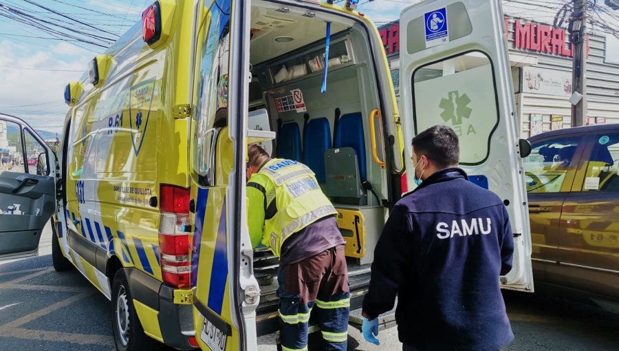 Servicio de Salud repudió y condenó el robo y agresión al personal del SAMU de Quillota