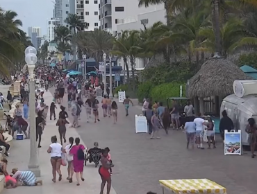 Nueve personas fueron baleadas en el concurrido balneario de Hollywood Beach en Miami