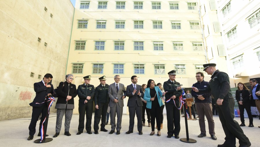 Inauguran obras de restauración del módulo 114 de la cárcel de Valparaíso
