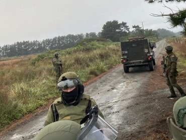 Siete Carabineros resultaron lesionados tras volcamiento de vehículo blindado en Arauco