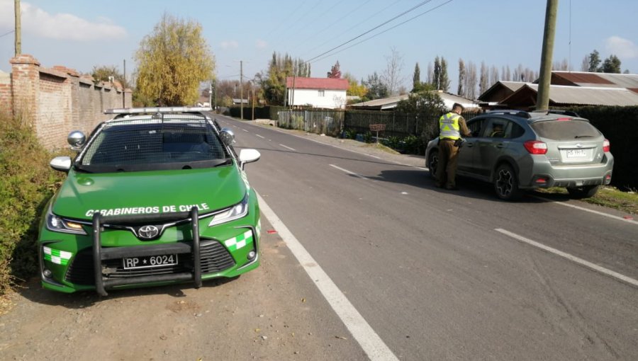 Dos venezolanos fueron detenidos en Valparaíso por conducir auto robado en Macul