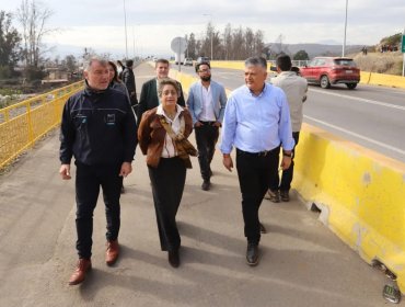 Inauguran puente que mejorará la conectividad de unas 100 mil personas entre las comunas de Limache y Concón