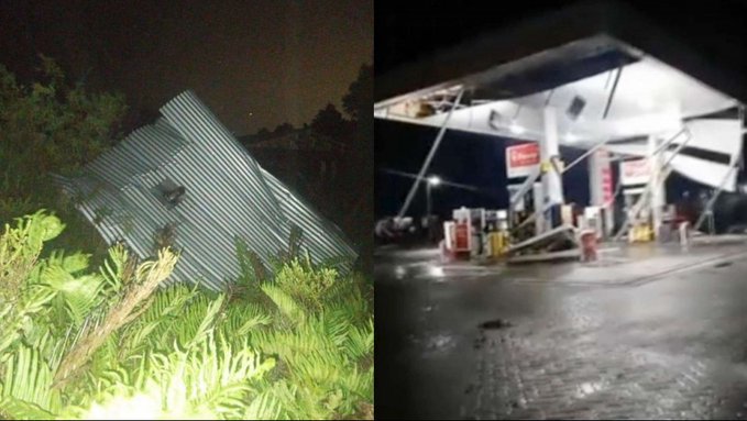Temporal y vientos arrachados causaron estragos en Ancud