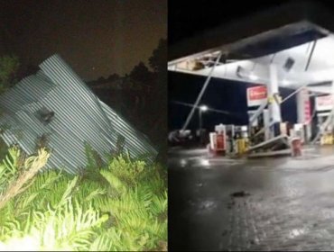 Temporal y vientos arrachados causaron estragos en Ancud