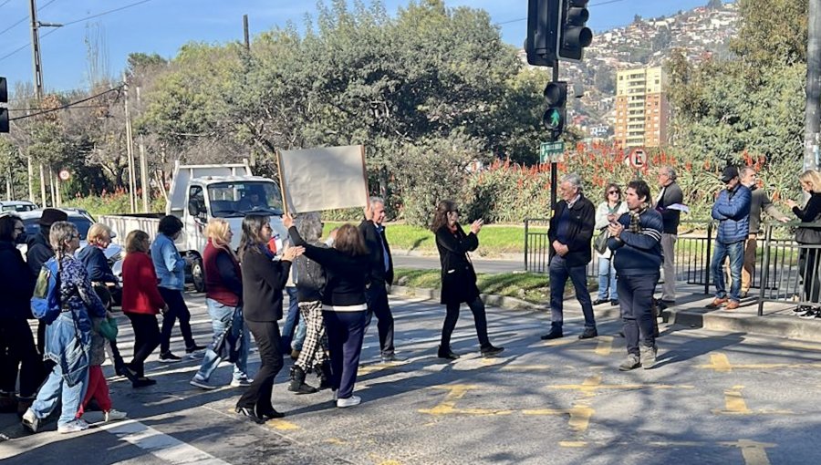 Viñamarinos protestaron en la Av. Uno Norte para reclamar por aumento de la delincuencia tras llegada de toma en Miraflores