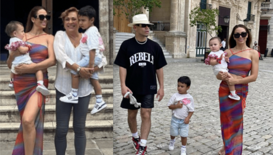 “Feliz de volver con mi familia”: Lisandra Silva compartió imágenes de emotivo viaje a Cuba junto a Raúl Peralta