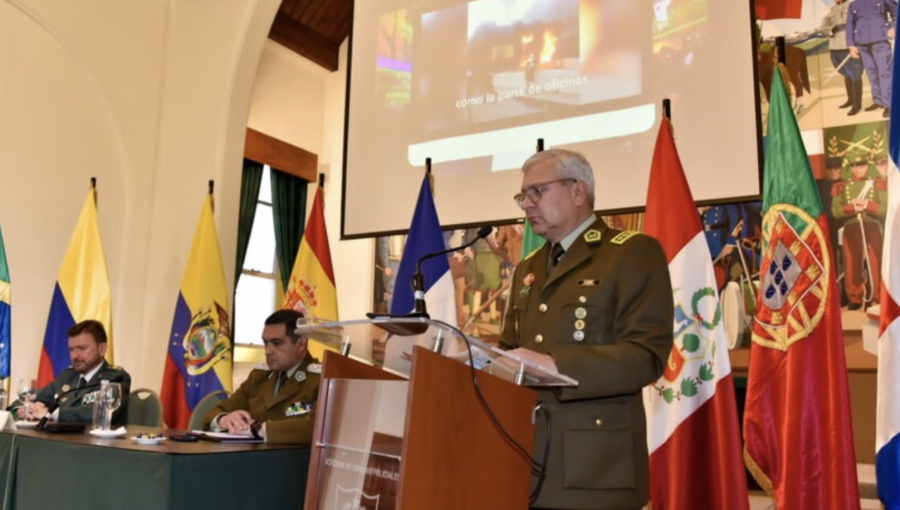 General Yáñez expuso en prestigioso programa académico internacional organizado por el Centro Universitario de la Guardia Civil de España