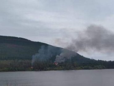 Al menos cuatro inmuebles destruidos deja ataque incendiario en ribera de lago Lanalhue