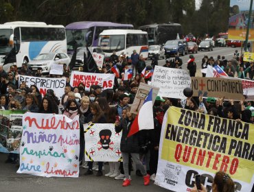 Gobierno por manifestación de habitantes de Quintero y Puchuncaví: "Estamos ocupados en la búsqueda de soluciones"
