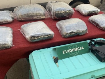 Detienen a extranjero por porte de droga en control preventivo en Cerrillos