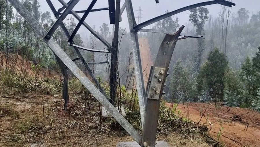 Lo que se sabe hasta ahora del atentado a una torre de alta tensión en Valparaíso y la querella del Gobierno