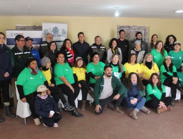 Capacitan a 332 residentes de áreas de alto riesgo sobre gestión comunitaria para prevenir incendios forestales en la región de Valparaíso