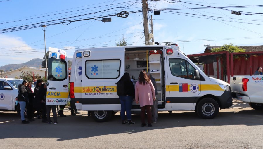 Quillota cuenta con nueva ambulancia, dos camionetas y módulos inflables para fortalecer el servicio en la Salud Municipal