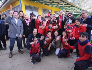 Inauguran obras de mejoramiento en dos escuelas municipales de Viña del Mar