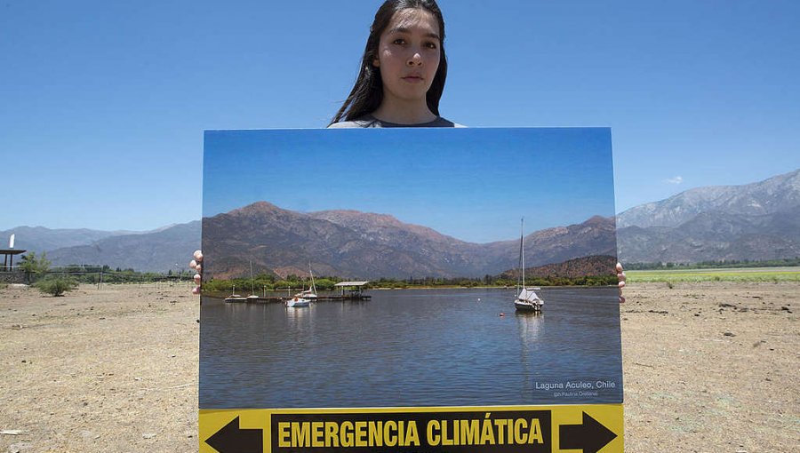 Recuerdan la dramática realidad de la laguna de Aculeo en el Día Mundial contra la Sequía