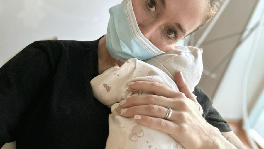 Valentina Roth compartió íntima imagen del nacimiento de su hija: “La foto más linda de mi vida”