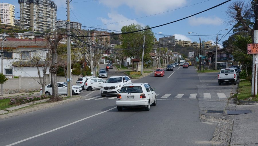 Instalarán semáforo peatonal en peligroso cruce para aumentar la seguridad vial en la Av. Agua Santa de Viña del Mar