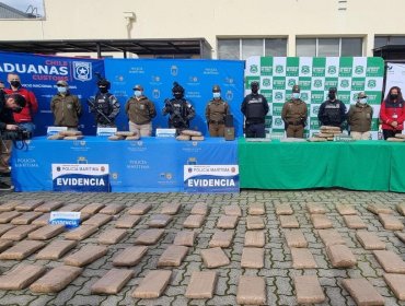 Detienen a banda transnacional y decomisan 275 kilos de marihuana "creepy" avaluada en $2 mil millones en el Puerto de Valparaíso